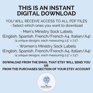 JW Ministry Sock Labels | JW Pioneer Gifts image 7