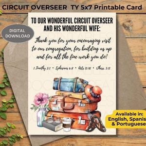 Tarjeta de agradecimiento imprimible para supervisores de circuito TJ / Inglés, español y portugués (descarga digital)