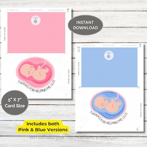 OBGYN Thank You Card | Labor and Delivery Nurse Thank You | L&D ...