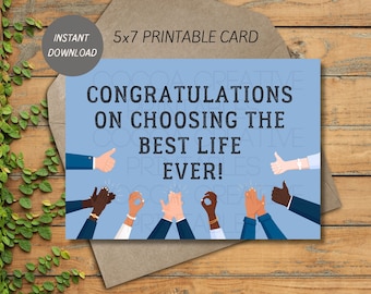 JW Baptism Card | Congratulations Gift (Digital Download)
