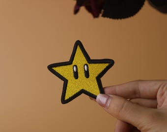 schattige sterpatch, stripsterpatch, plakken, opstrijkbare patch, geborduurde patch, appliqué, opstrijkbare kledinglabels,