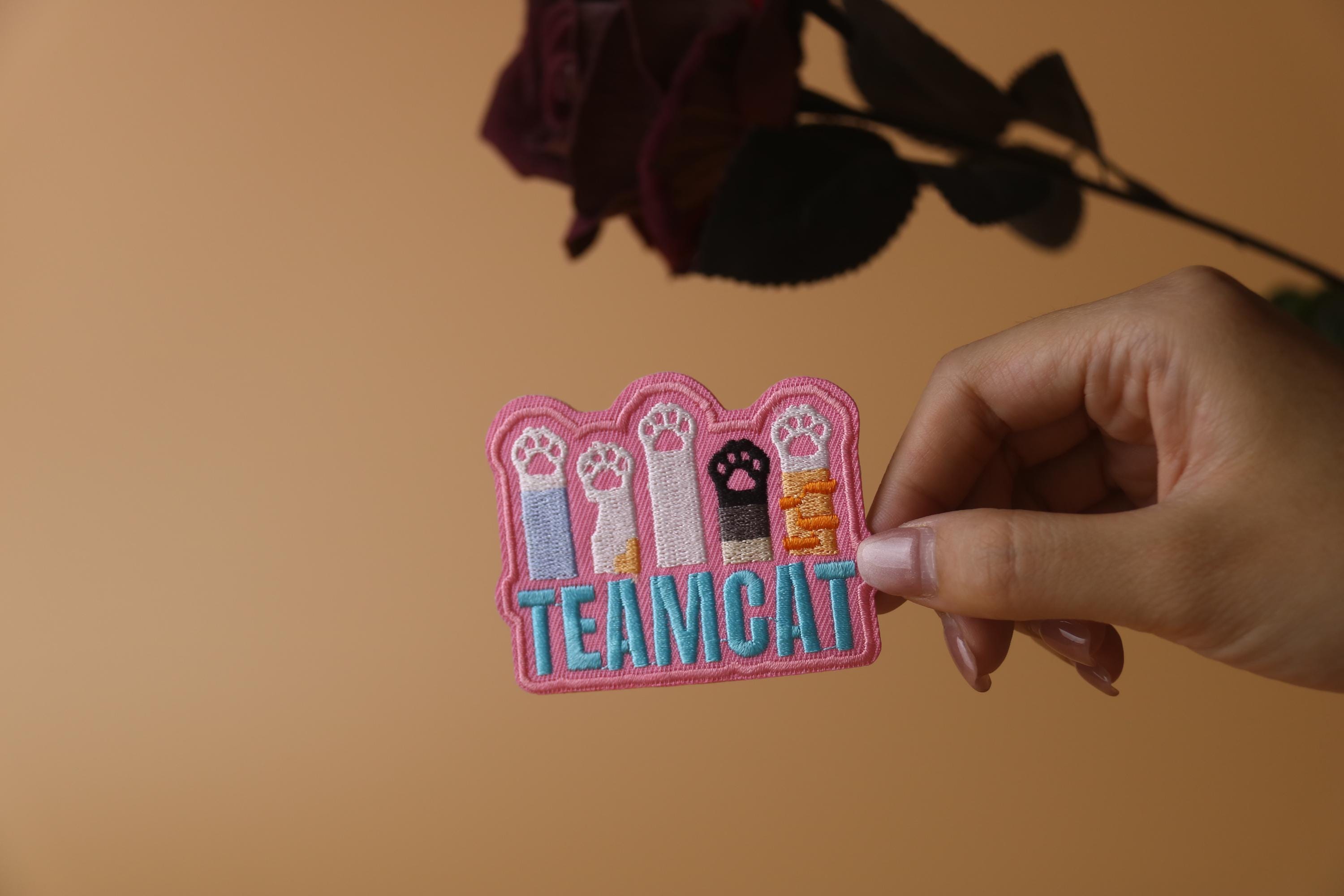 Teamwork Patch, Cat Paws Patch, Team Cat Patch, Iron on Patch ...