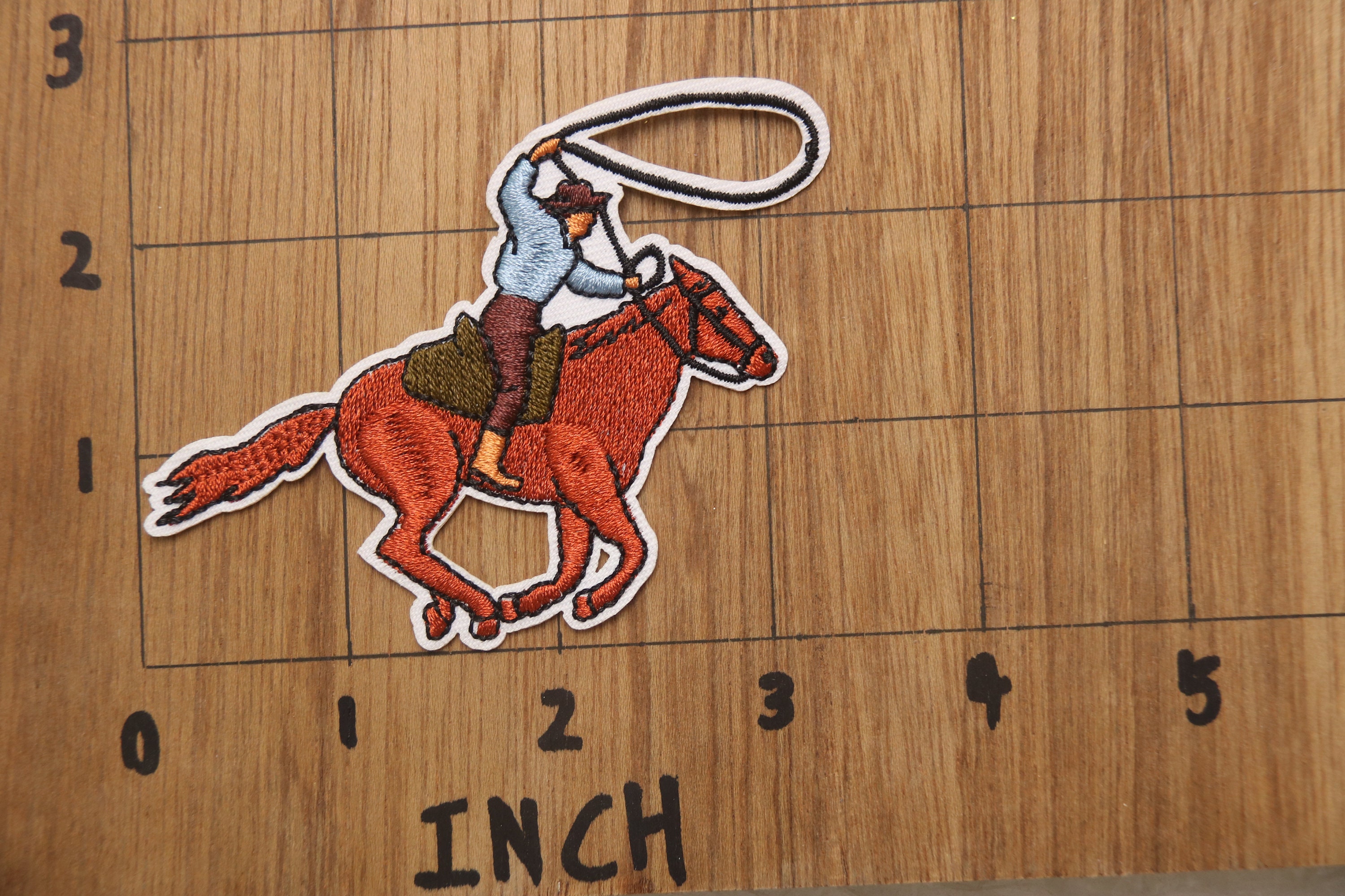 Lasso a Horse Patch, West Cowboy Patch, Iron on Patch, Embroidered ...