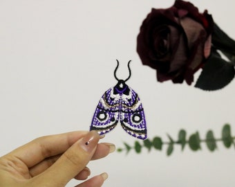 蛾パッチ、アイロン接着パッチ、刺繍パッチ、アップリケ、アイロン接着衣類ラベル、