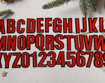 personalized letters patch, number patch, iron on patch, embroidered patch, alphabet patch, name patch,