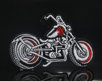 Remendo de motocicleta Harley, remendo de equitação, remendo de ferro, remendo bordado, apliques, etiquetas de ferro em roupas,