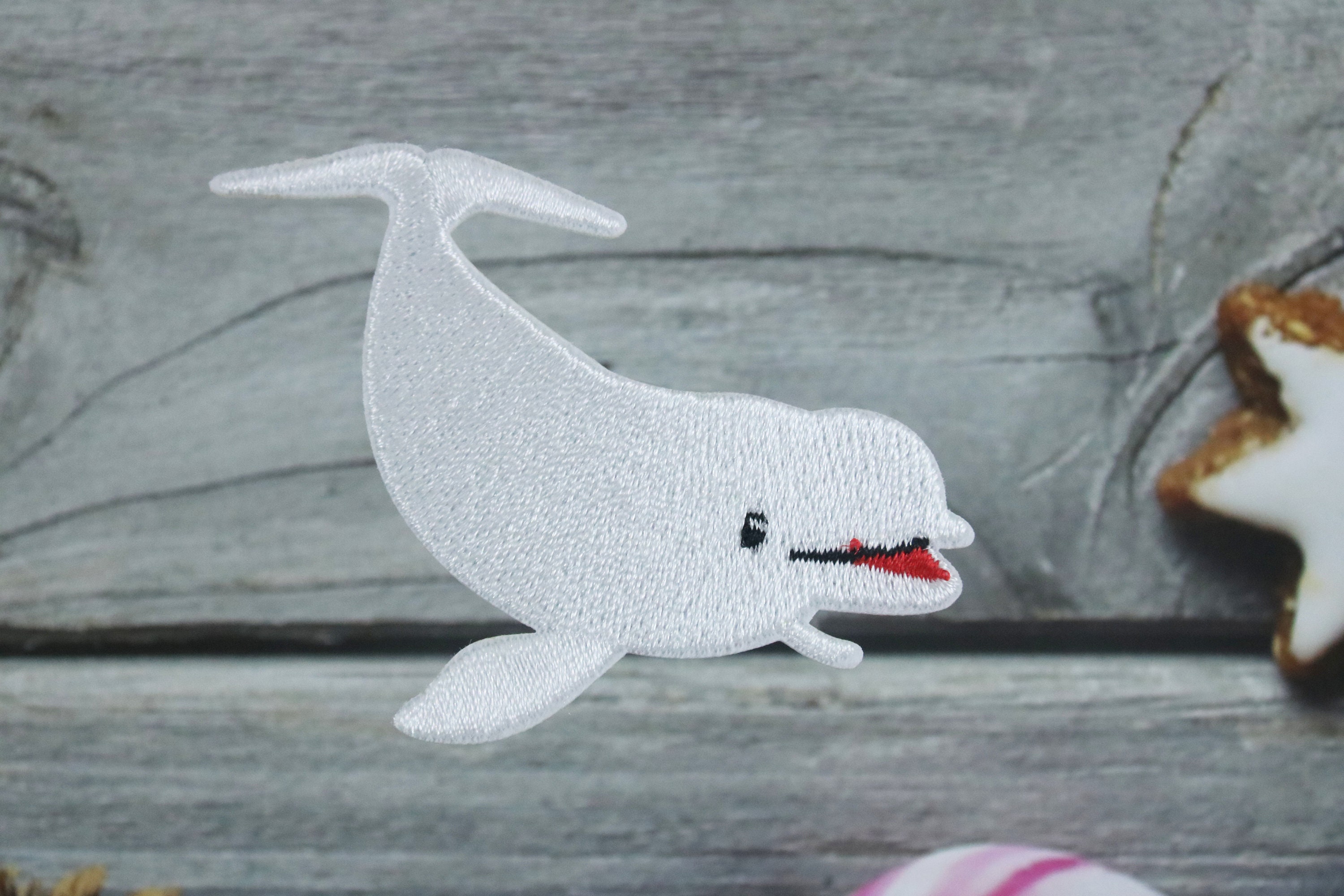 White Whale Patch, Whale Patch, Iron on Patch, Embroidered Patch ...