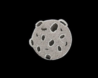 moonscape patch, moon patch, iron on patch, embroidered patch, applique, iron on clothing labels,