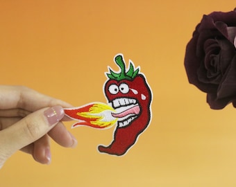 remendo super picante, remendo para passar a ferro, remendo bordado, aplique, etiquetas para passar a ferro em roupas,