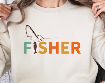 Fishing Shirt, Unisex Fishing Shirts, Fisherman Shirt, Trout Fishing Sweatshirt, Nature Fish Lover Gift, Biggest Catch Shirt, Birthday Gift