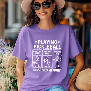 Comfort Colors Funny Pickleball Shirt, Pickleball Player Shirt, Sport Tshirt, Pickleball Clothing, Sport Graphic Tees, Pickleball Game Day