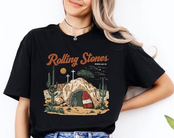 Rolling Stones Shirt, Trendy Easter Clothing Shirt, Jesus Christ Shirt, Gift For Christian Shirt, Faith-Based Graphic Tee, Gift For HerTee