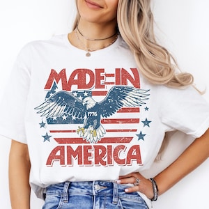 Made in America Shirt, 4th of July Shirt, Made In America 1776  Shirt, Independence Day Shirt, Patriotic Shirt, Cute 4th of July Shirt