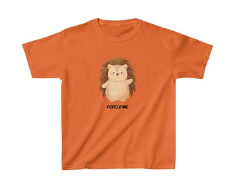 T-shirt porc-épic en coton pour enfants