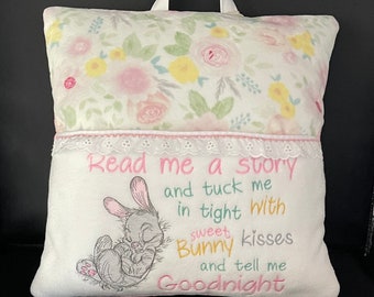 Chloe the Bunny Reading Pillow