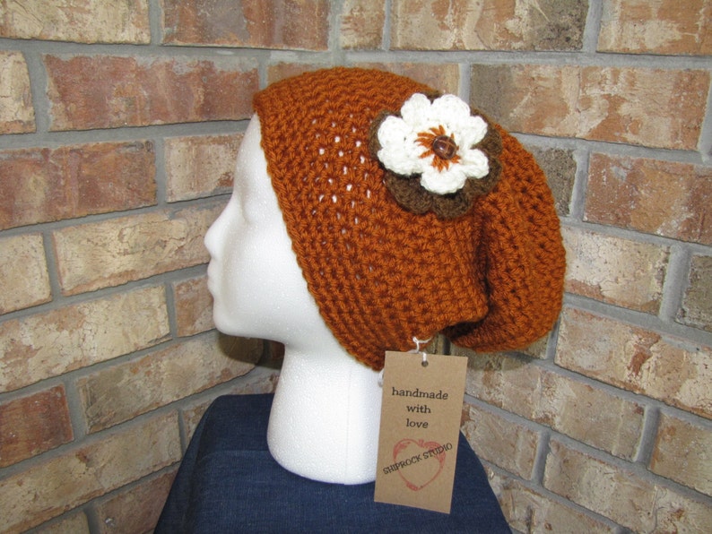 Slouchy Beanie Hat Rusty Dazie