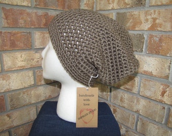 Slouchy Beanie Hat - Chocolate Sparkle