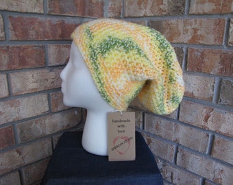 Slouchy Beanie Hat - Citrus Twist