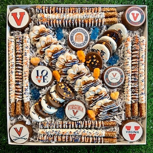 Custom Chocolate Dipped Treats Box, College commit/Grad or any occasion