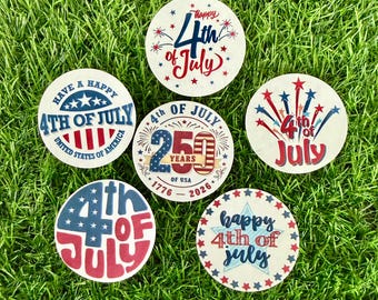 4 juli Eetbare glazuurtoppers voor oreo's/cupcakes/suikerkoekjes