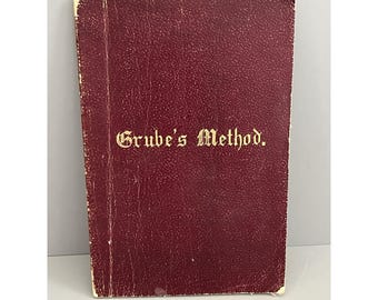 Grube's Method of Teaching Arithmetic Explained -1878 Original- Soldan- Rare!