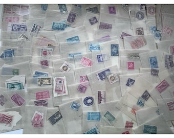 Old Collection US STAMP LOT - Vintage Used 250+ Stamps Variety! See Images!!