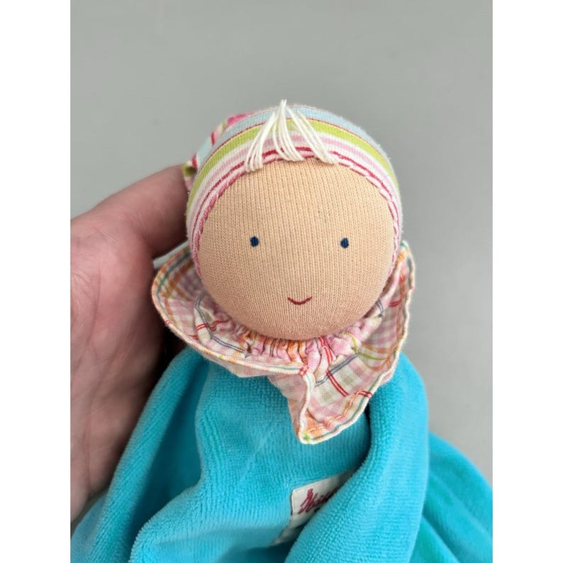 Kathe Käthe Kruse Doll Waldorf Gnome Pointed Hat Fabric Rag Doll 10" Ragdoll zdjęcie 7