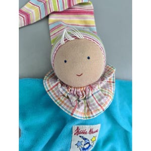 Kathe Käthe Kruse Doll Waldorf Gnome Pointed Hat Fabric Rag Doll 10" Ragdoll zdjęcie 2