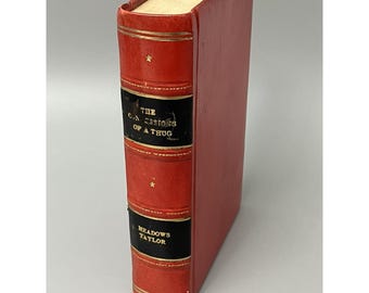 Confessions of a Thug - Meadows Taylor 1938 Hardback -Leather Bound- Yeats Brown