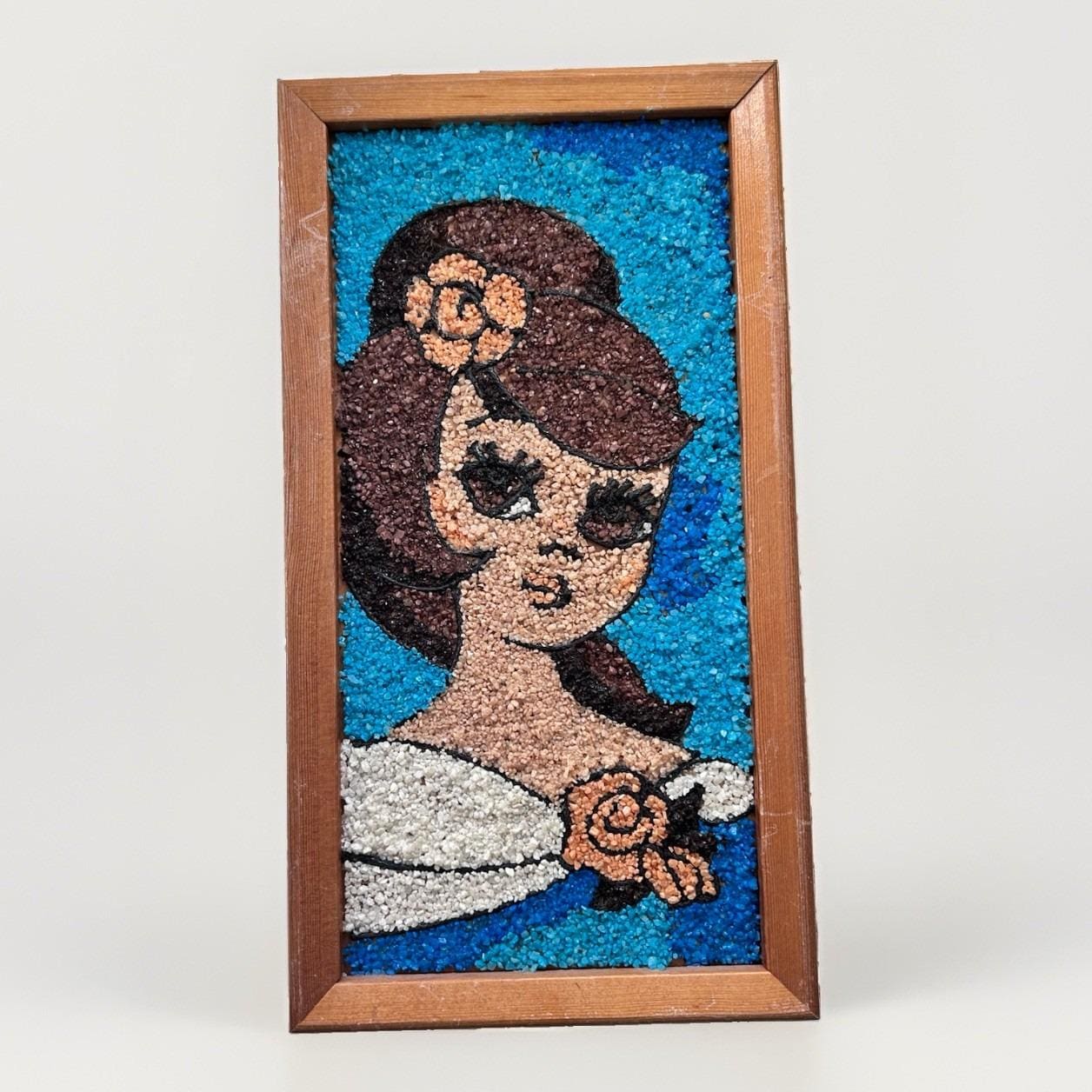 Vintage Mosaic Gravel Art - Etsy