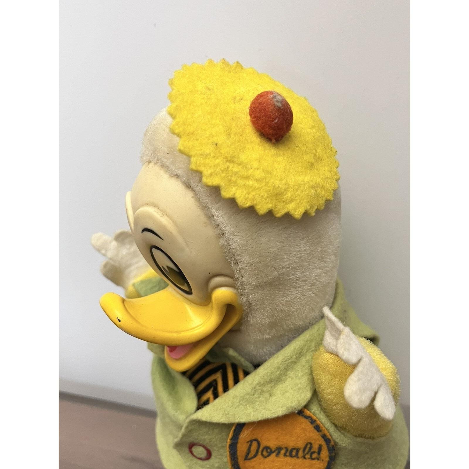 Yellow Duck Roly Polys VTG 1950's Roly Poly Donald Duck Plush Jingle Toy Gund J. Swedlin ...