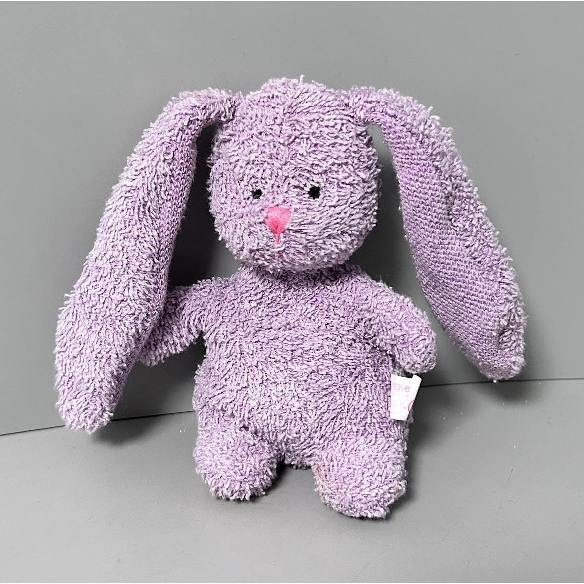 美品・韓国MASTER BUNNY EDITION アンバランス プリーツ Vintage Russ Home Buddies Bunny Rabbit Thimble PURPLE Terry Cloth