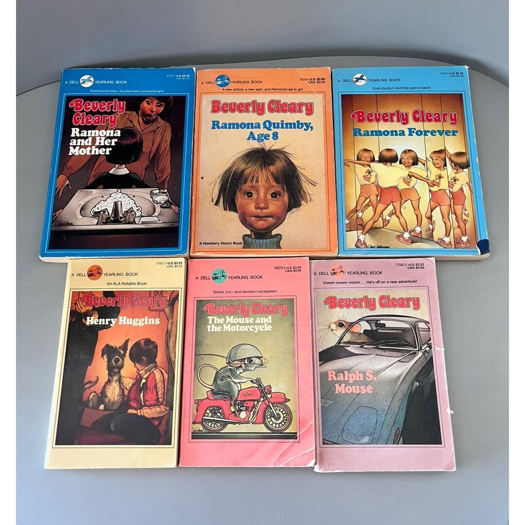 Beverly Cleary Lot of Vintage Dell Yearling Paperback Books Henry Ralph ...