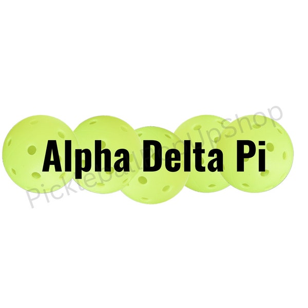 Alpha Delta Pi Pickleball PNG digital download