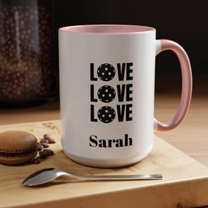 Pickleball personalized Mug (11, 15oz), Pickleball Mug, Custom Pickleball Gift, Pickleball Player Gift, Pickleball Lover Mug,