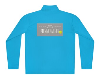Pickleball Retro Unisex Viertel-Zip Pullover