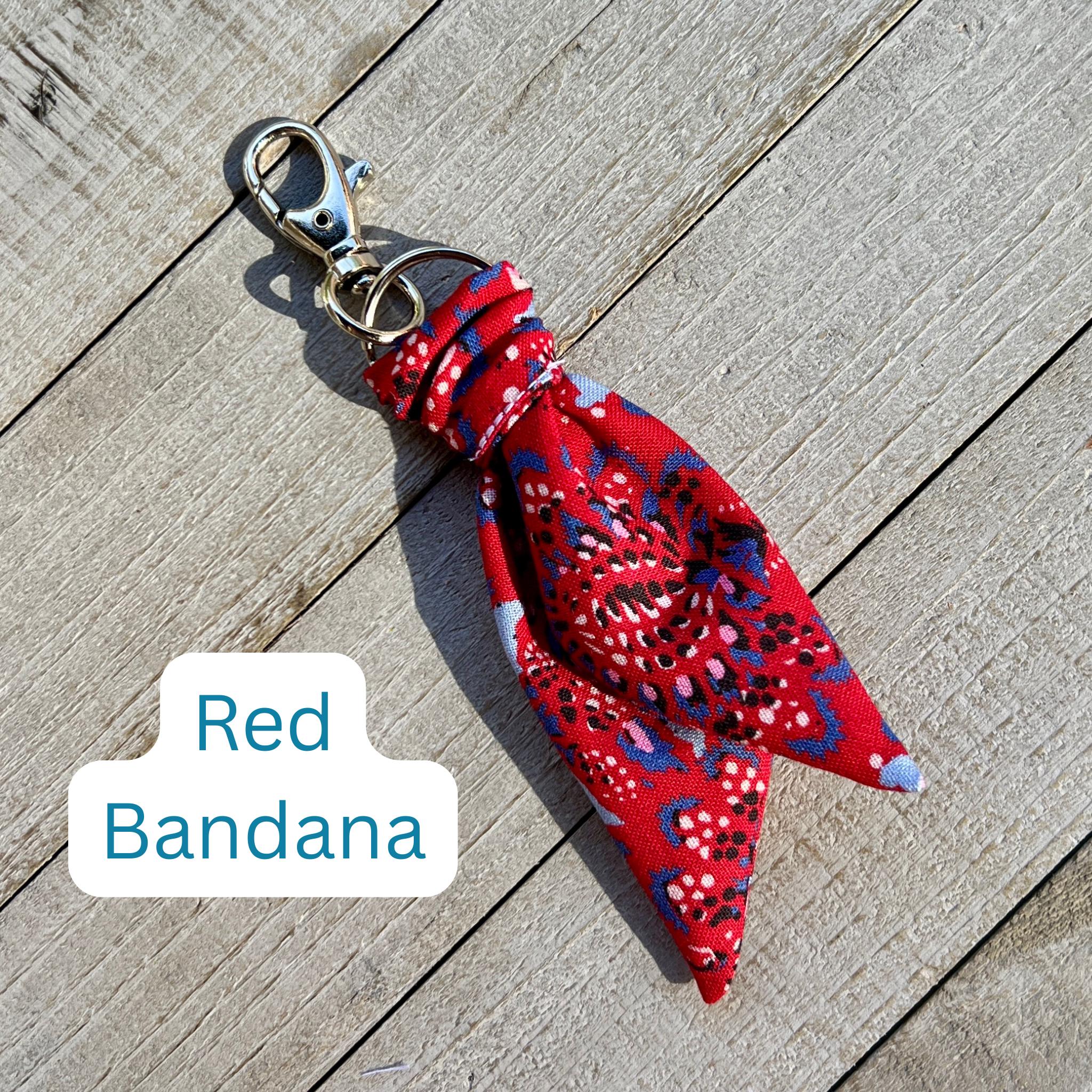 Purse Scarf Mini Key Chain Americana Collection - Etsy