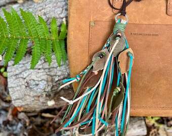 Festival Tassel Bag Charm - Boho Fringe Purse Charm