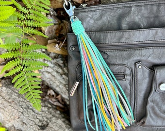 Tassel Purse Charm Deluxe - Sherbert