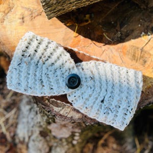 Chunky Knit Winter Headband: Fleece Lined Tweed Ear Warmer