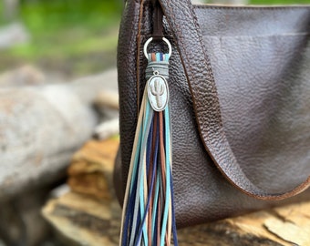 Cowgirl Western Style Tassel Purse Charm