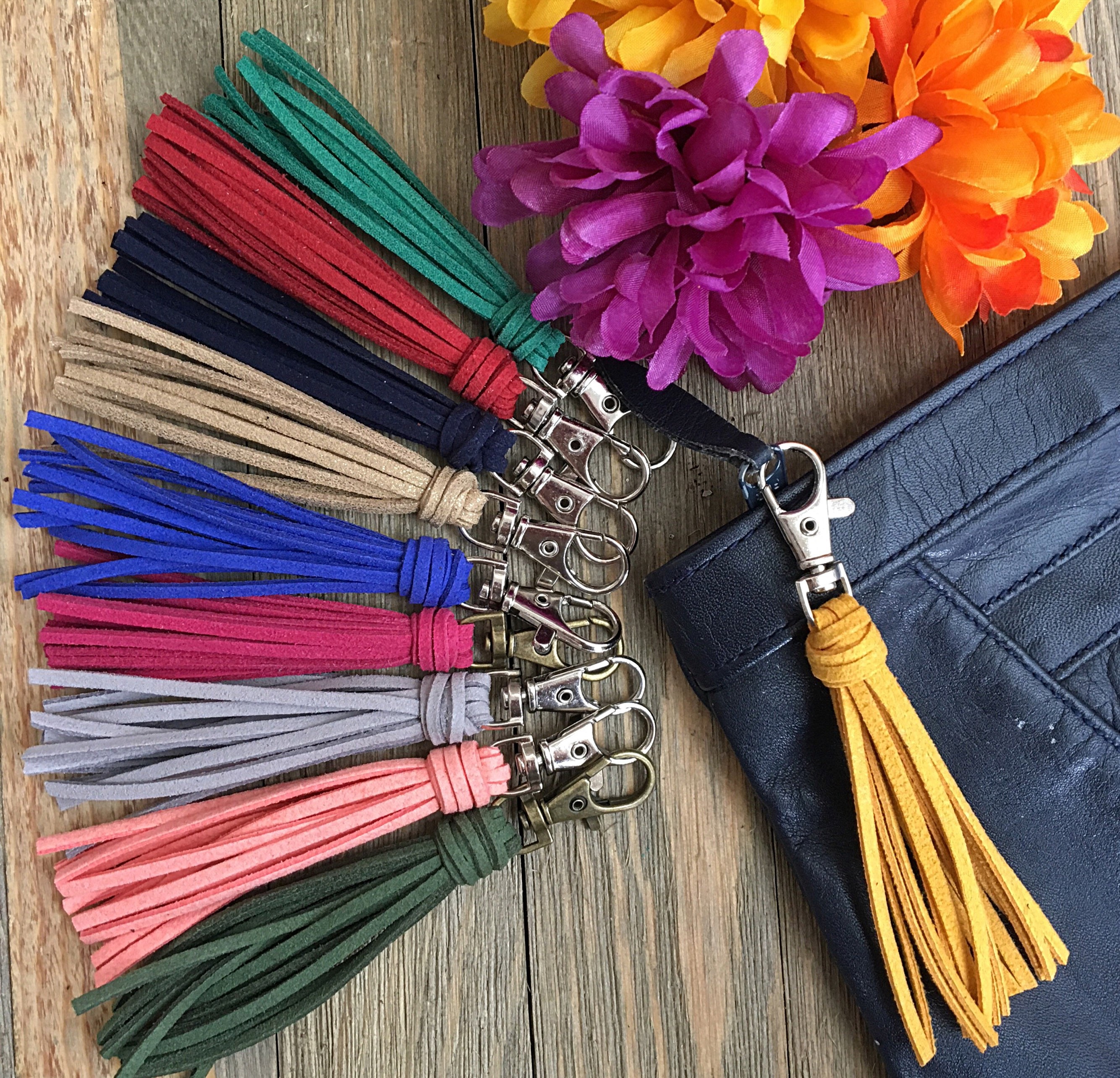 Tassel Purse Charm Bag Tassel Handbag Tassel Charm Purse Etsy