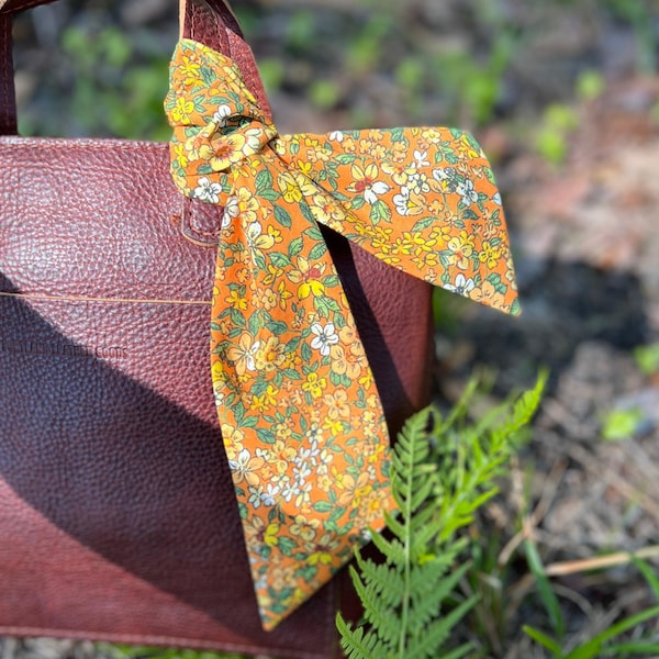 Orange Scarf Tote