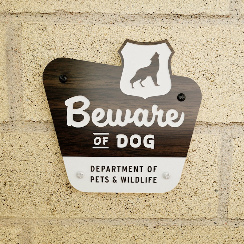 etsy beware of dog sign
