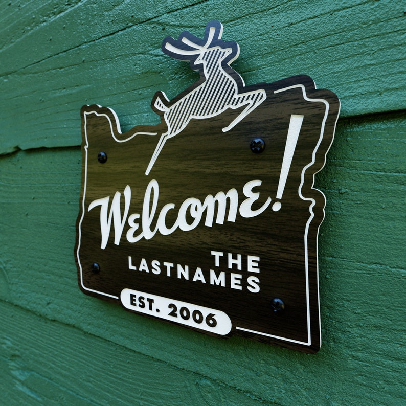 Personalized Sign Portland Oregon National Parks Etsy