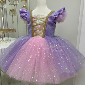 Princess Rapunzel Dress Toddler, Rapunzel Costume For Birthday, Rapunzel Baby Girl Dress, Rapunzel Gown, 1st Birthday Dress, Gift For Girls