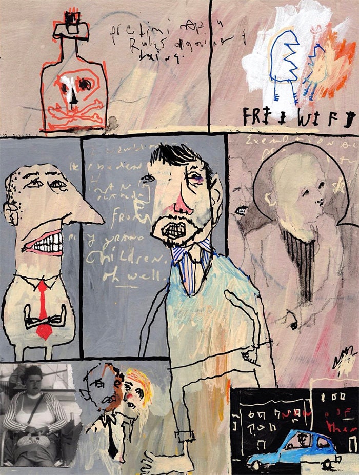 Mixedmedia Online Class Mixedmedia Painting With Lewis Etsy