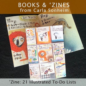 Zine - 21 Illustrated To-Do Lists