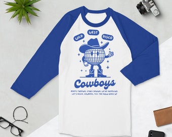 Raglanshirt met 3/4 mouwen