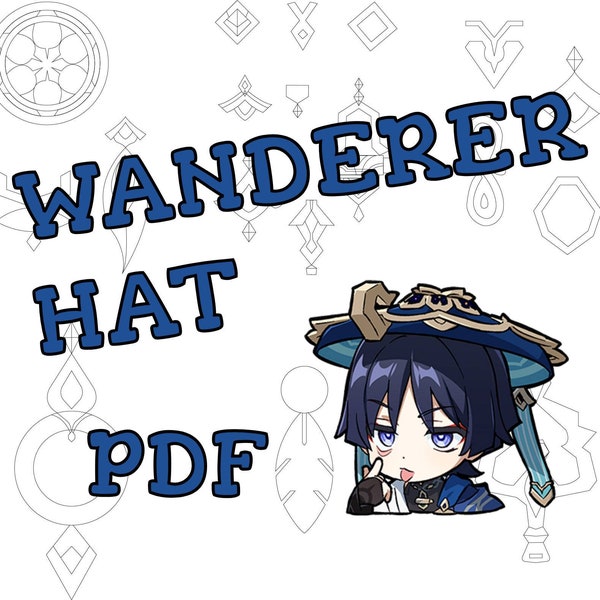 Patterns PDF wanderer accessories - Genshin impact